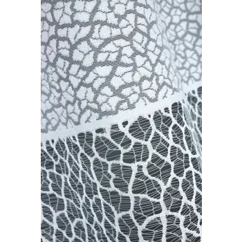 BIAŁA FIRANKA ŻAKARDOWA METRAŻOWA 34943 WYS.160CM