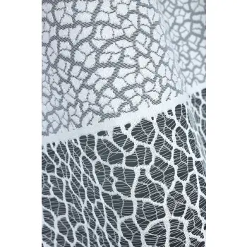 BIAŁA FIRANKA ŻAKARDOWA METRAŻOWA 34943 WYS.250CM