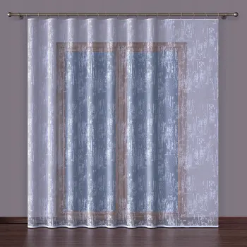 Biała firanka na metry żakardowa wys.250cm