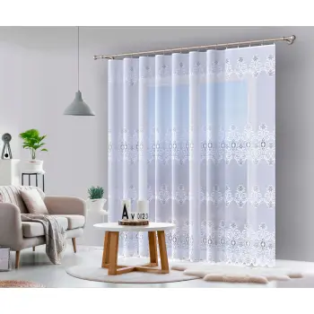 Firanka biała na metry żakardowa wys.100cm