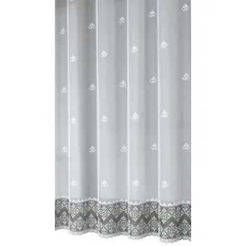 Firanka biała na metry żakardowa wys.250cm