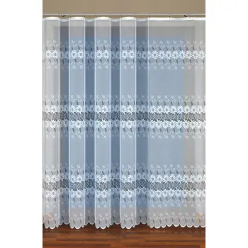 Firanka biała na metry żakardowa wys.150cm