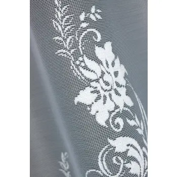 BIAŁA FIRANKA ŻAKARDOWA METRAŻOWA WYS.250CM