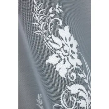 BIAŁA FIRANKA ŻAKARDOWA METRAŻOWA WYS.300CM