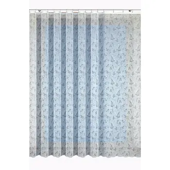 BIAŁA FIRANKA ŻAKARDOWA METRAŻOWA 35184 WYS.140CM
