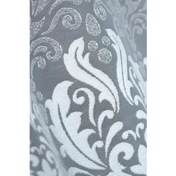 BIAŁA FIRANKA ŻAKARDOWA METRAŻOWA 35183 WYS.160CM