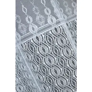 Firanka biała na metry żakardowa wys.250cm