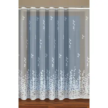BIAŁA FIRANKA ŻAKARDOWA METRAŻOWA 35075 WYS.250CM