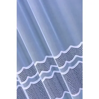 BIAŁA FIRANKA ŻAKARDOWA METRAŻOWA WYS.250CM