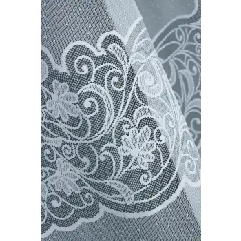 Firanka biała na metry żakardowa wys.160cm outlet