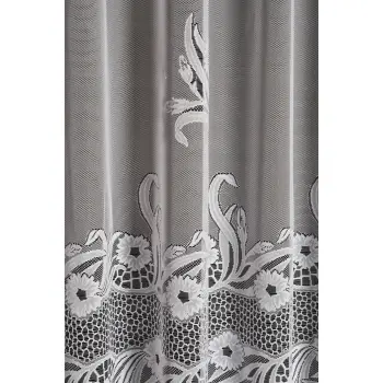 BIAŁA FIRANKA ŻAKARDOWA METRAŻOWA WYS.250CM outlet