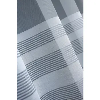 BIAŁA FIRANKA ŻAKARDOWA METRAŻOWA 31946 WYS.120CM