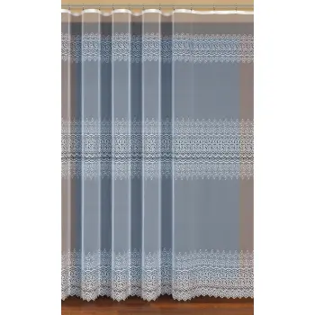 BIAŁA FIRANKA ŻAKARDOWA METRAŻOWA 31931 WYS.160CM