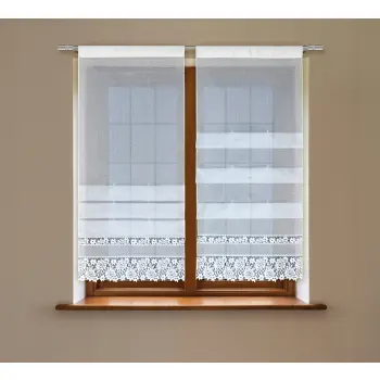 BIAŁY PANEL FIRANKA ŻAKARDOWA 222380 190X60CM