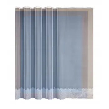 BIAŁA FIRANKA ŻAKARDOWA METRAŻOWA 31697 WYS.120CM