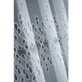 BIAŁA FIRANKA ŻAKARDOWA METRAŻOWA 31604 WYS.250CM