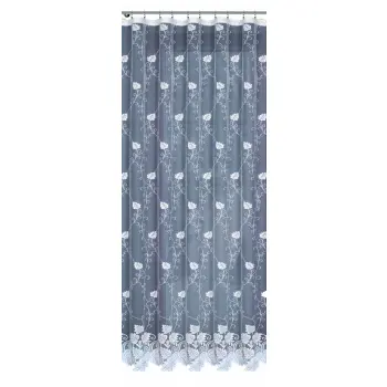 BIAŁA FIRANKA ŻAKARDOWA METRAŻOWA 30473 WYS.220CM