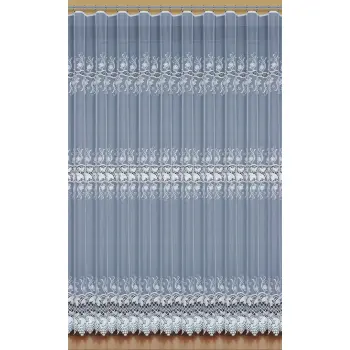 BIAŁA FIRANKA ŻAKARDOWA METRAŻOWA 30252 WYS.250CM