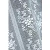 BIAŁA FIRANKA ŻAKARDOWA Z TAŚMĄ 140x310cm