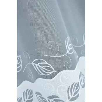 Komplet firan firana 150x300 +250x300 biała żakard