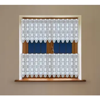 BIAŁA FIRANKA LAMBREKIN ŻAKARDOWY 24250 30x300cm