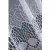 Firanka biała z taśmą żakardowa 160x300cm