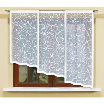BIAŁY PANEL FIRANKA ŻAKARDOWA 20775 120X60CM