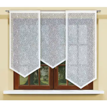 BIAŁY PANEL FIRANKA ŻAKARDOWA 20768 140X60CM
