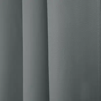ZASŁONA Z CYRKONIAMI TAŚMA SZARA 250x145 LEN-3-25