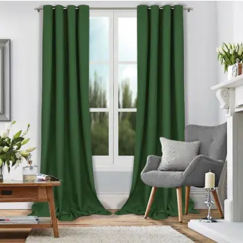 ZASŁONA SZMARAGDOWA GŁADKA MATOWA 250x140 L340-3C