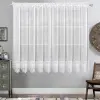 Firana woal z gipiurą biała 175x400 LG35Pgip65-30