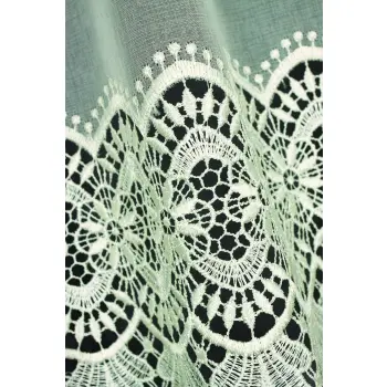Firana lambrekin haftowany krem DKM0270 wys.120cm