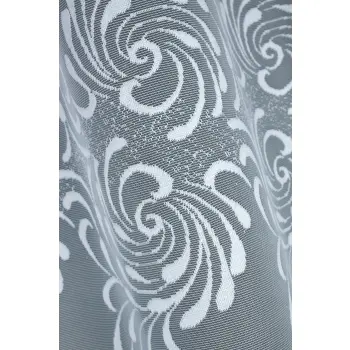 BIAŁA FIRANKA ŻAKARD 250x200 długa OUTLET