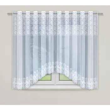 Firana do skracania na drążek 25337 160-120x320cm