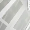 Panel dekoracyjny z cyrkoniami i ażurem biały L443