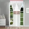 Panel dekoracyjny biały/róż cyrkonie 250x120 L428