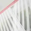 Panel dekoracyjny biały/róż cyrkonie 250x120 L428