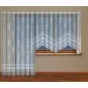 Komplet firana 160x300 + 250x200cm biała żakard