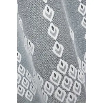 Firana metraż wys.250cm żakardowa biała