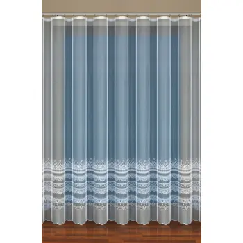Firana na metry wys.250cm żakardowa biała
