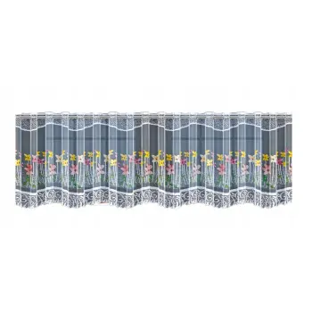 Firana metraż wys.60cm lambrekin malowana