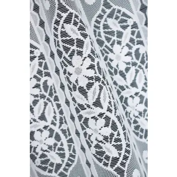 Firana metraż wys.60cm lambrekin biała 35306
