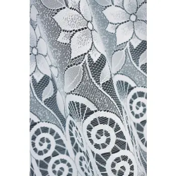 Firana na metry wys.160cm żakardowa biała