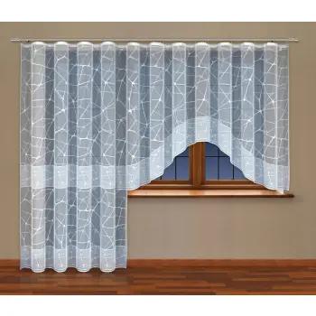 Komplet firan 160x300 + 250x200 biała 23830 taśma