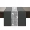 Bieżnik z cyrkoniami w kolorze różowym 40x140cm