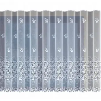 Firanka gotowa biała 150x400cm 20655