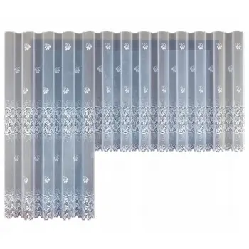Firanka gotowa biała 150x400cm 20655