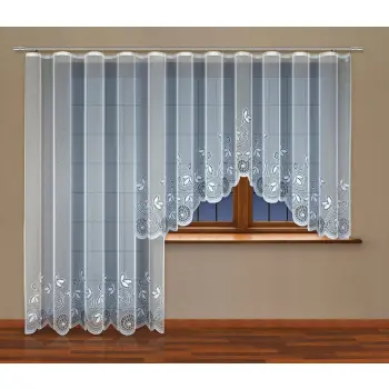 Biała firana gotowa 230x200cm 24256 outlet