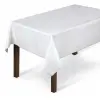 Obrus plamoodporny biały prostokątny 130x180cm