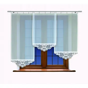 Panel kremowy żakardowy 120x60cm outlet